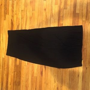 Loft black maxi skirt